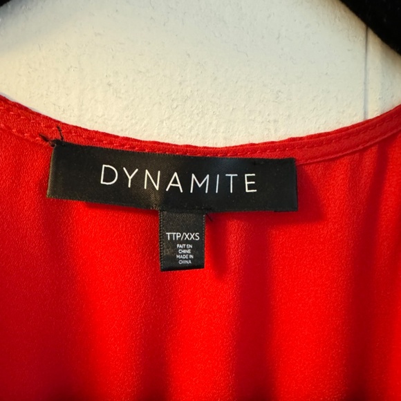 Dynamite mini red dress size XXS - Picture 2 of 2